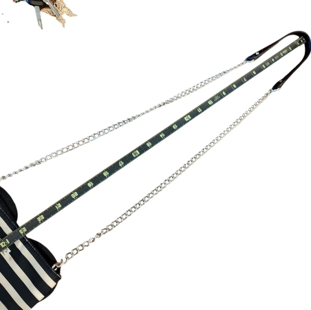 Kate Spade Black and White Floral Crossbody Bag